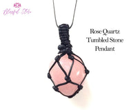 Gemstone Tumble Stone Pendant - www.blissfulagate.com