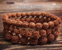 Rudraksha Beaded Bracelet.