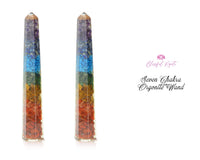 Seven Chakra Orgone EMF Wand