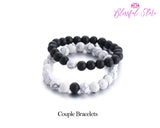 Couple Gemstone Bracelets - www.blissfulagate.com