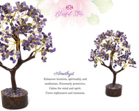 Amethyst Gemstone Chipstone Tree - www.blissfulagate.com