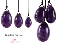 Gemstone Massage Eggs - www.blissfulagate.com