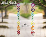 Seven Chakra Dream Catcher Wall Hanging