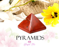 Gemstone Mini Crystal Pyramid - www.blissfulagate.com