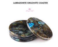 Labradorite Orgonite Coaster - www.blissfulagate.com