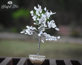 Clear Quartz Gemstone Bonsai Tree - www.blissfulagate.com