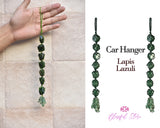 Aventurine Tumbled Stone Hanging Ornament - www.blissfulagate.com