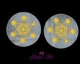 Selenite Water Charging Coaster