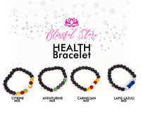 Lave Stones Health Bracelet.