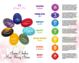 Seven Chakra Mini Worry Stones.