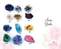 Aura Geodes - www.blissfulagate.com