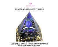 Lapis Lazuli Mix Crystal Gemstone EMF Pyramids.