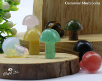 Gemstone Mini Mushrooms - www.blissfulagate.com