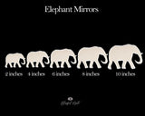 Elephant Wall Mirrors - www.blissfulagate.com