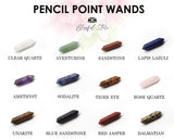 Gemstone Point Wand