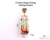 7 Chakra Orgone Healing Pendant - www.blissfulagate.com