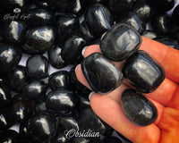 Black Obsidian Tumble Stone