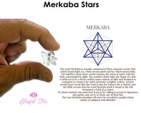 Clear Quartz Merkaba Star Reiki Stones - www.blissfulagate.com