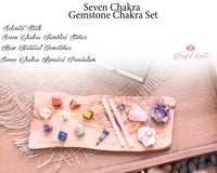 Seven Chakra Stones Set. - www.blissfulagate.com