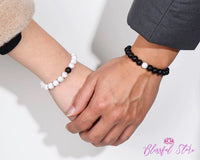 Couple Gemstone Bracelet - www.blissfulagate.com