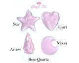 Hand Carved Rose Quartz Gemstone - www.blissfulagate.com