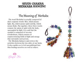 Seven Chakra Markaba Star Car Hanging