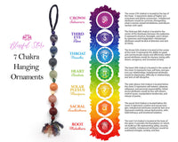 Seven Chakra Stones Sphere Hanging Ornament