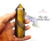 Tiger Eye Obelisk Wand