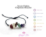 Seven Chakra Chipstone Bracelets