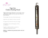 Tiger Eye Chakra Healing Wand - www.blissfulagate.com