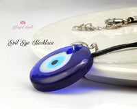 Evil Eye Charm Necklace.