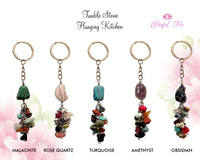 Tumbled Stone Key Chains