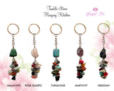 Tumbled Stone Key Chains