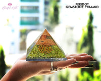 Peridot Chakra EMF Pyramids.