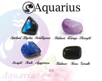 Zodiac Signs Tumble Stone Sets ( Aquarius )