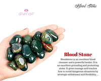 Blood Stone Tumble Stone