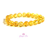 Genuine Natural Citrine Beaded Bracelet