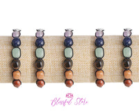 Seven Chakra Woven Adjustable Bracelet