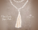 Natural Clear Quartz Stones 108 Japa Mala 8mm