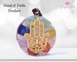 Hand Of Fatima Orgonite Pendant - www.blissfulagate.com