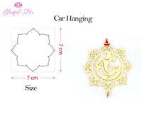 Ganesha Car Ornament Car Hanging Accessories - www.blissfulagate.com