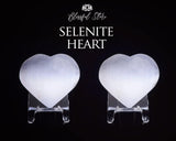 Selenite Heart - www.blissfulagate.com