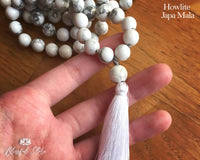 Howlite 108 Beads Japa Mala With Buddha Charm