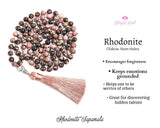 Rhodonite Japamala.