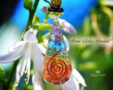 Seven Chakra Pendant ( Tear Drop )