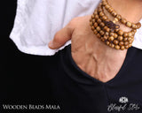 Genuine Wooden 108 Beads Japa Mala With Charm