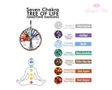 Seven Chakra Tree of Life Wall Hanging