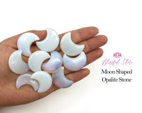 Opalite Moon Gemstone. - www.blissfulagate.com