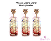 7 Chakra Orgone Healing Pendant - www.blissfulagate.com