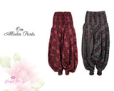 Printed Om Harem Pants Cotton AumPrinted Pants Harem Aladdin Pants Printed Harems Boho Pants Om Printed Pants